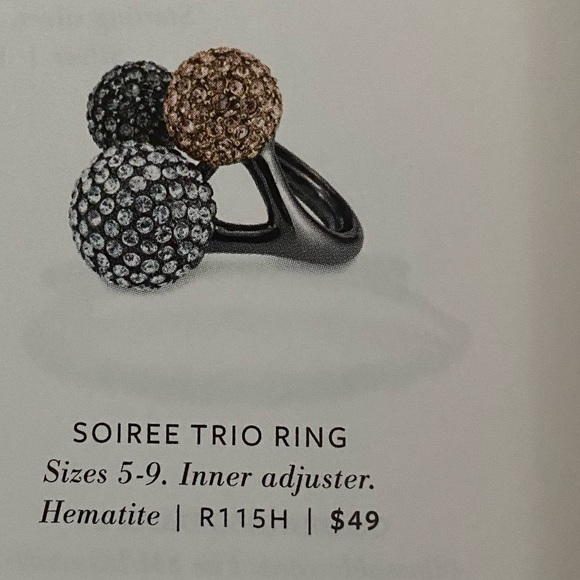 Stella & Dot Soirée Trio Ring - Picture 10 of 10